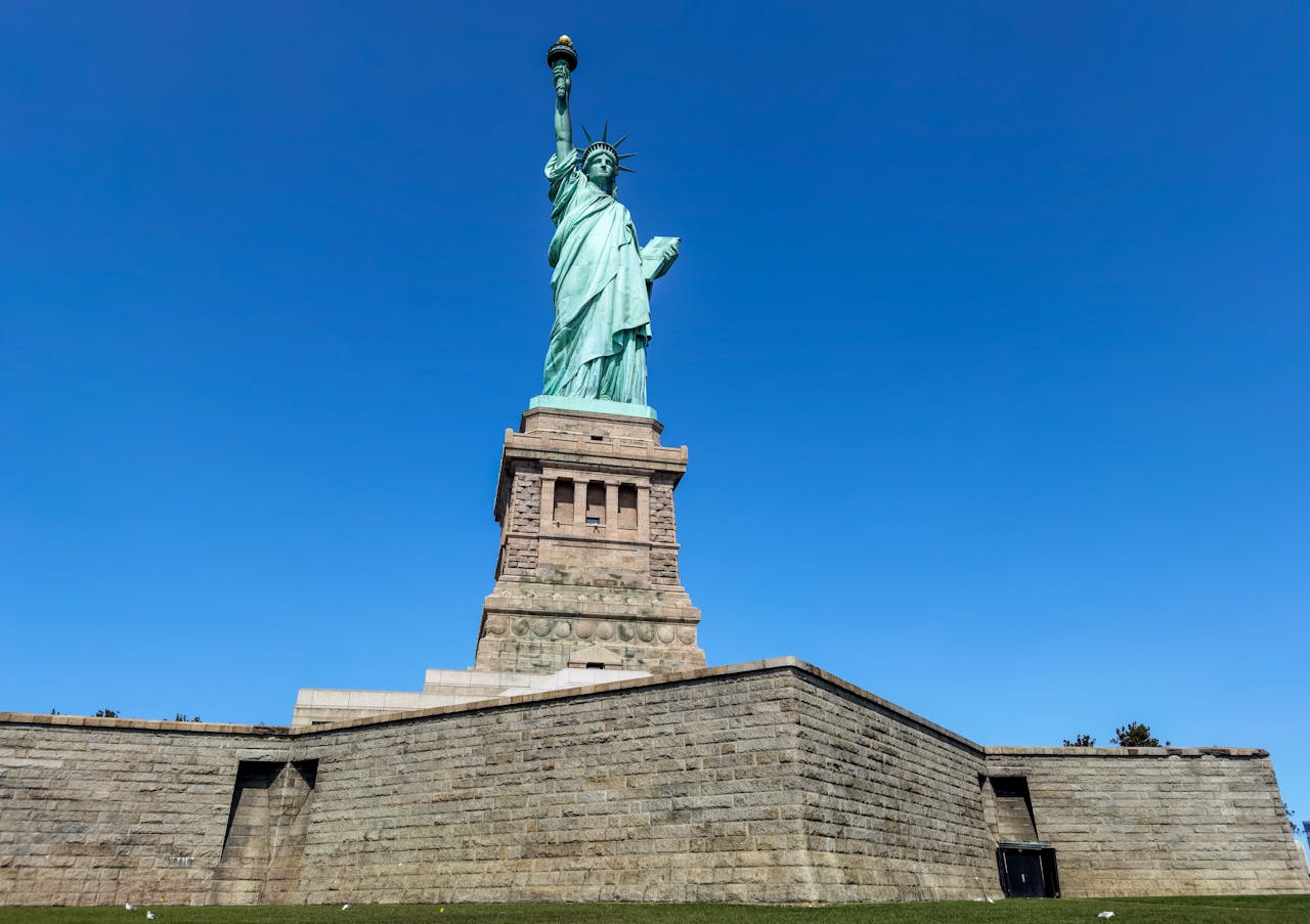 Statue of Liberty pedestal and crown access area